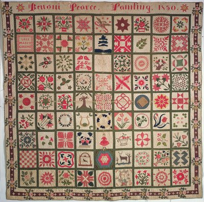 Malquilt, 1850 (Baumwolle) von Benoni Pearce